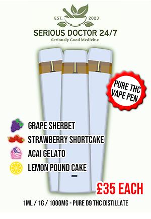 1000MG DELTA 9 RECHARGEABLE THC PENS