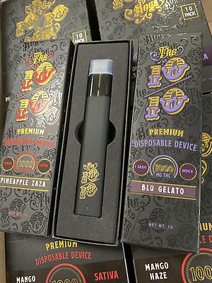 The 10/10 Boys Premium THC 1000mg Vape Pens