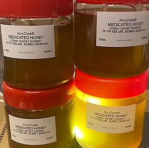 THC INFUSED MEDICATED HONEY