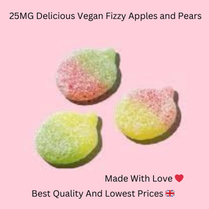 25MG FIZZY PEACHES THC EDIBLES GUMMIES
