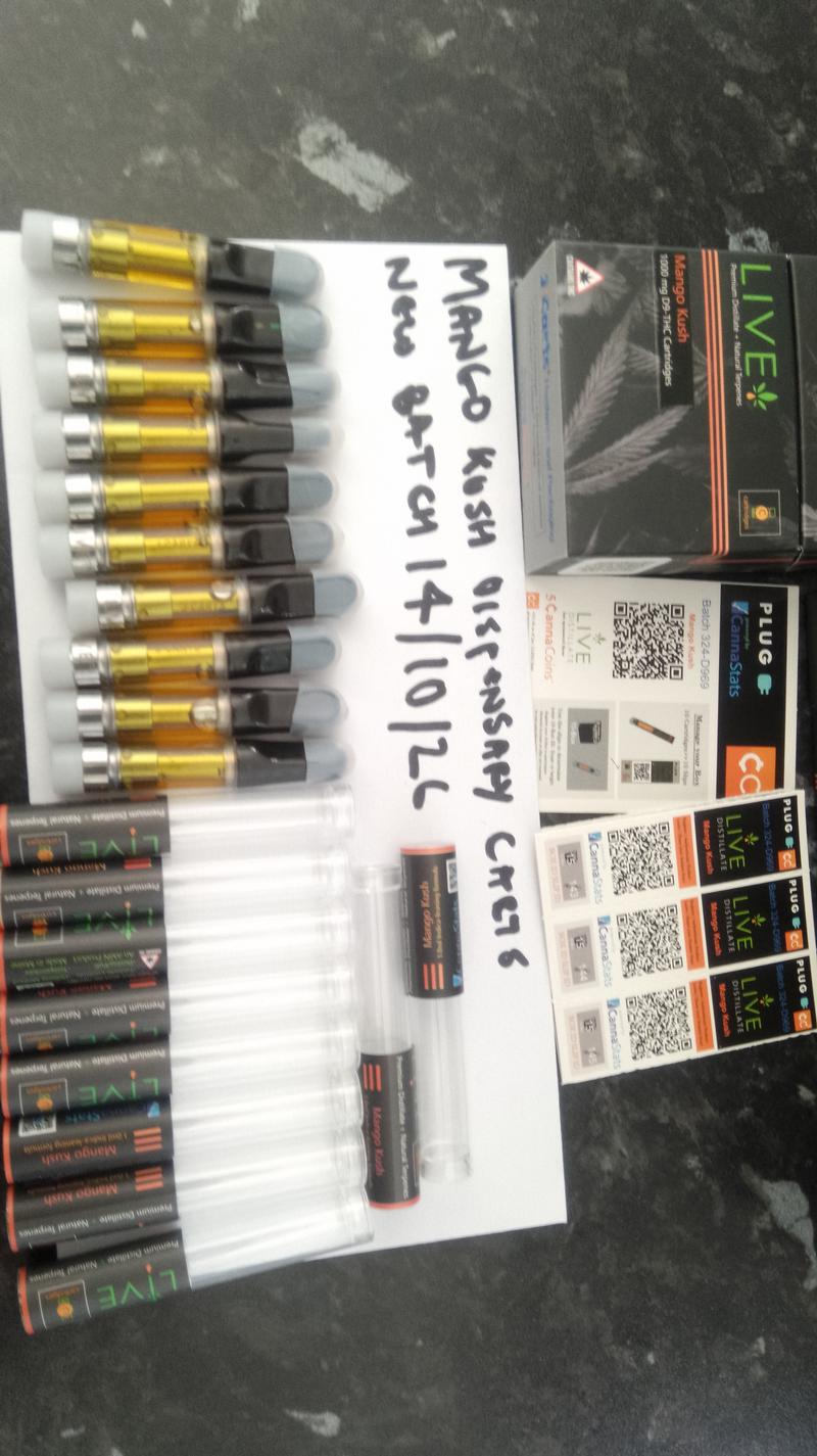 PREMIUM DISPENSARY FULL SPECTRUM VAPE CARTS (1000MG)