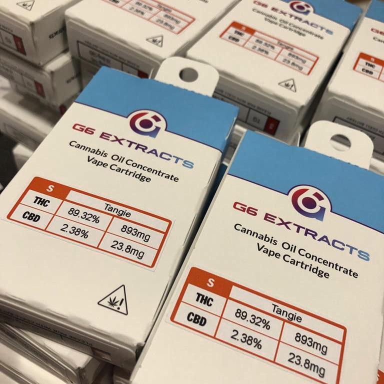 G6 Extracts 1ML/1G CBD Vape Cartridge - Award Winning