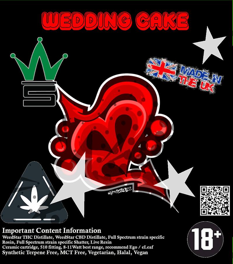 1G Wedding Cake Vape ★ UK ★ VAPE CART