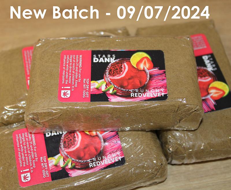 SUPER HIGH GRADE GOLDEN SATIVA HAALAND STAMP HASH