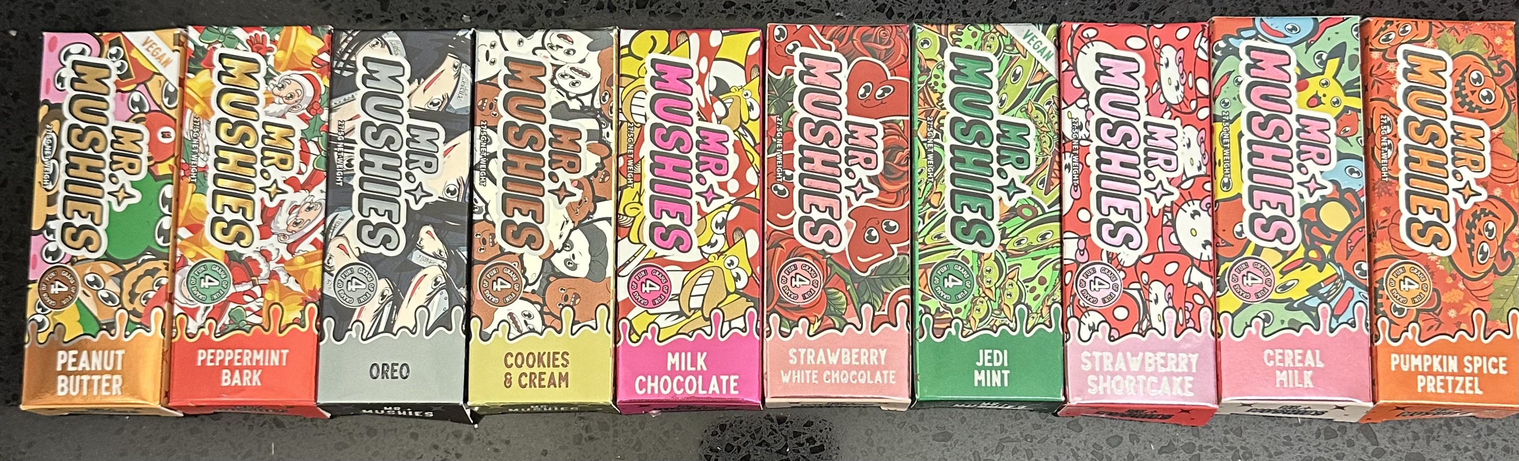 MrMushies Chocolate Bars