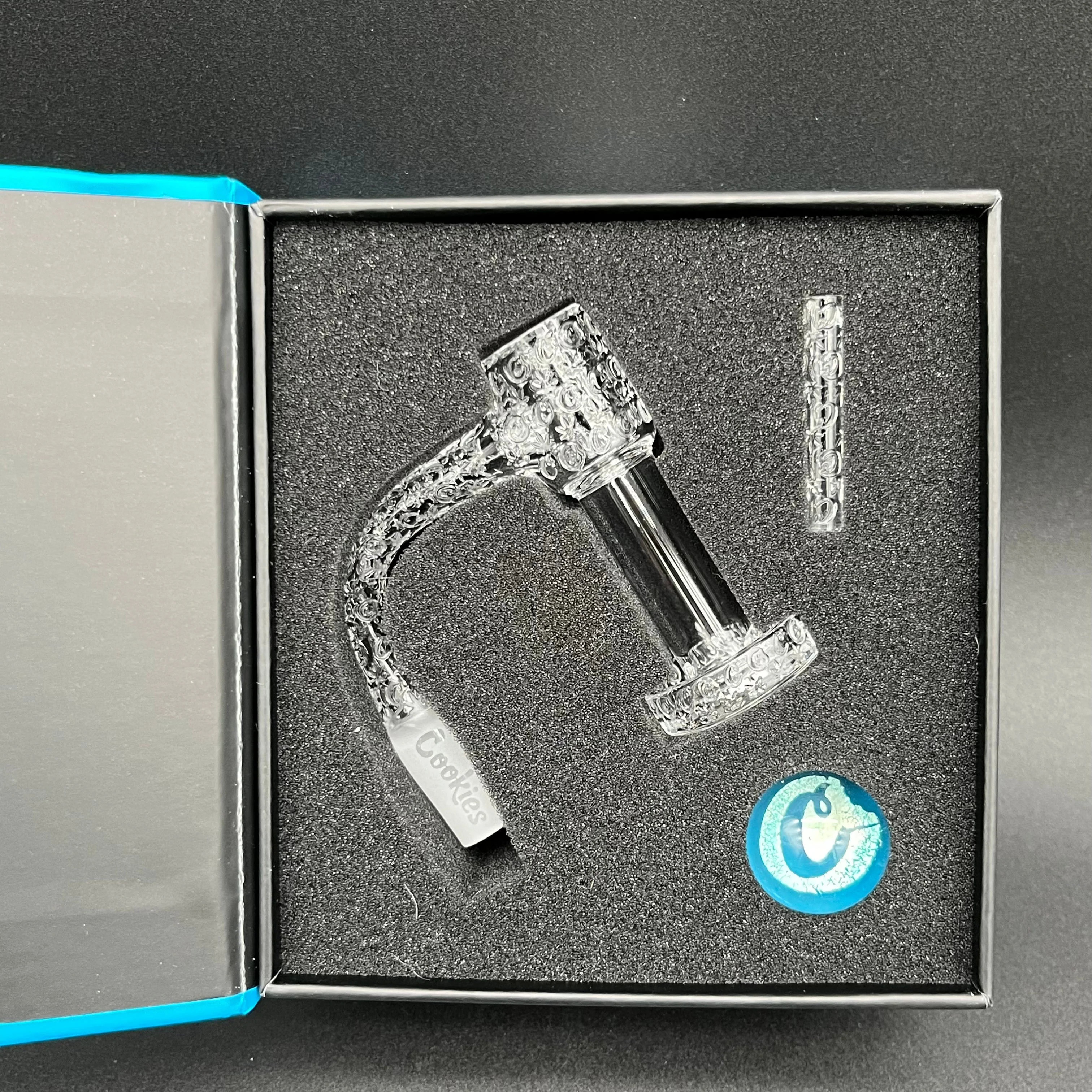 Cookies Etched Quartz Slurper Banger Kit - 14mm