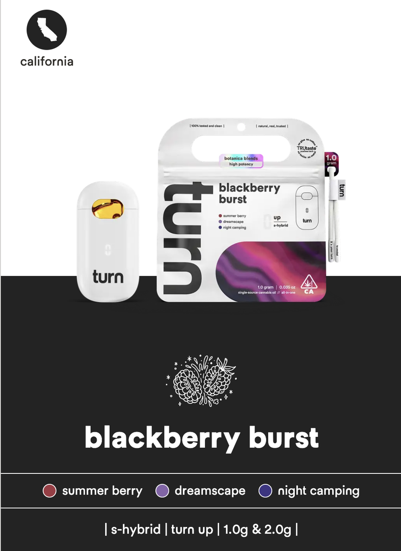 *genuine* turn 1g botanica blends dispossable thc vape