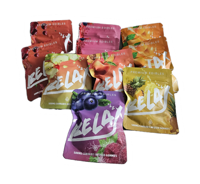 Relax Edibles 500mg Infused Gummies