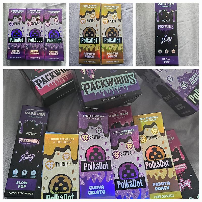 PackwoodS 1G Liquid Diamonds Live Resin Vape Pens