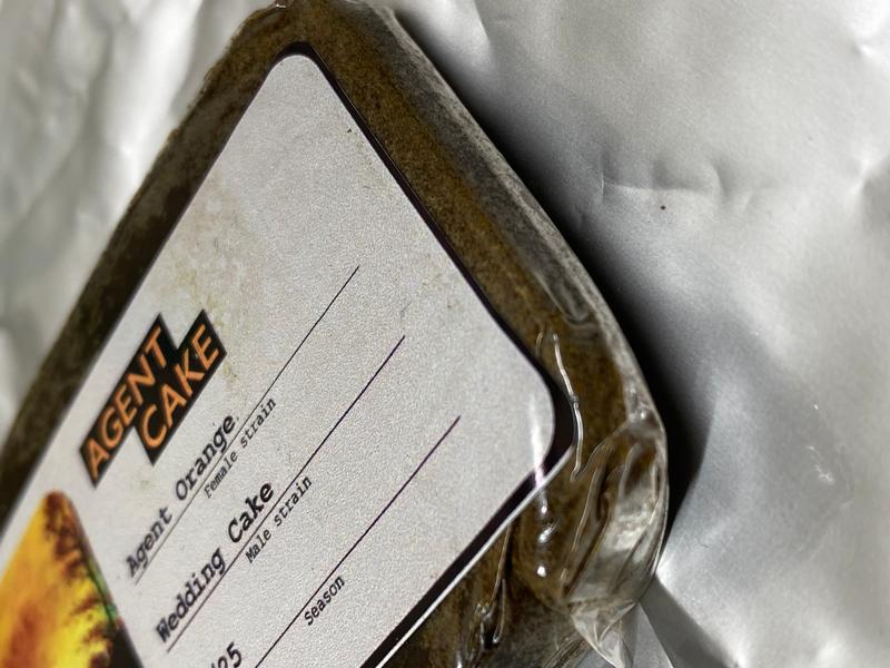 Agent Cake Dry Hash - Agent Orange X Wedding Cake