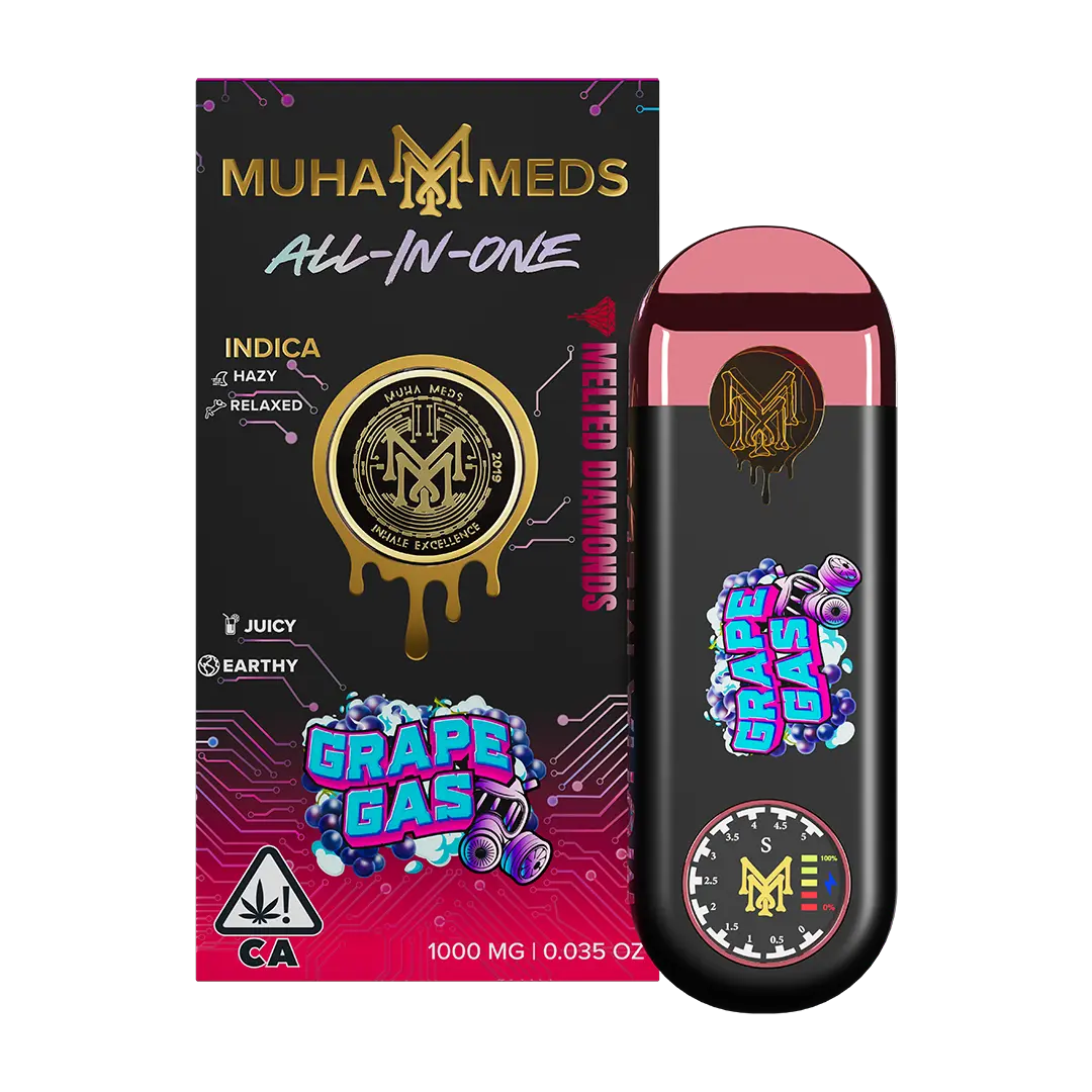 1g Muha Meds Melted Diamonds All-In-One Vape