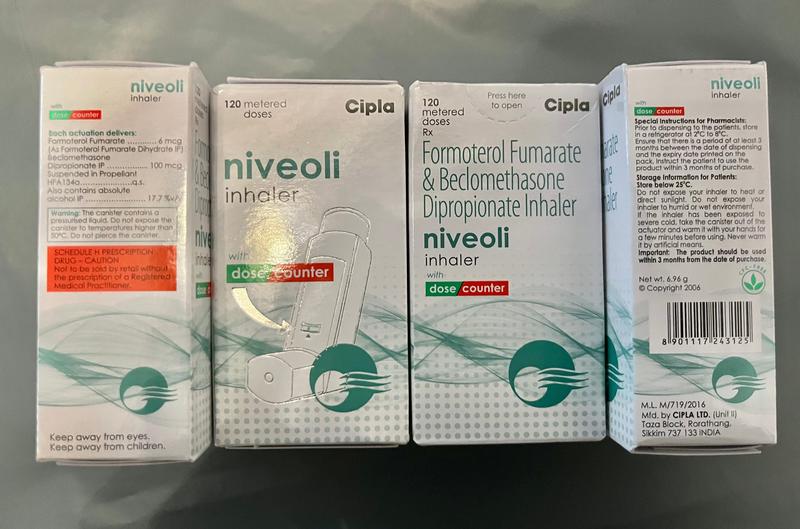 Fostair equivalent inhaler - Niveoli