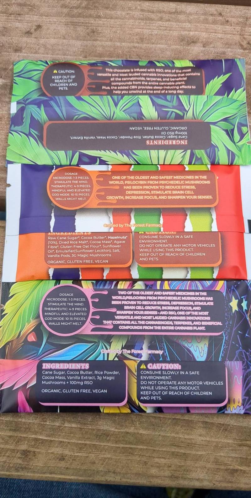 INFUSED CHOCOLATE BARS