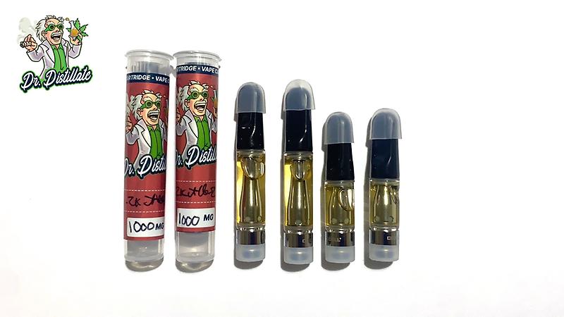 Distillate vape cartridges 500mg/1000mg