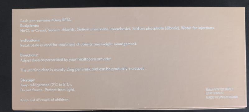 retatrutide weight loss pen 40mg
