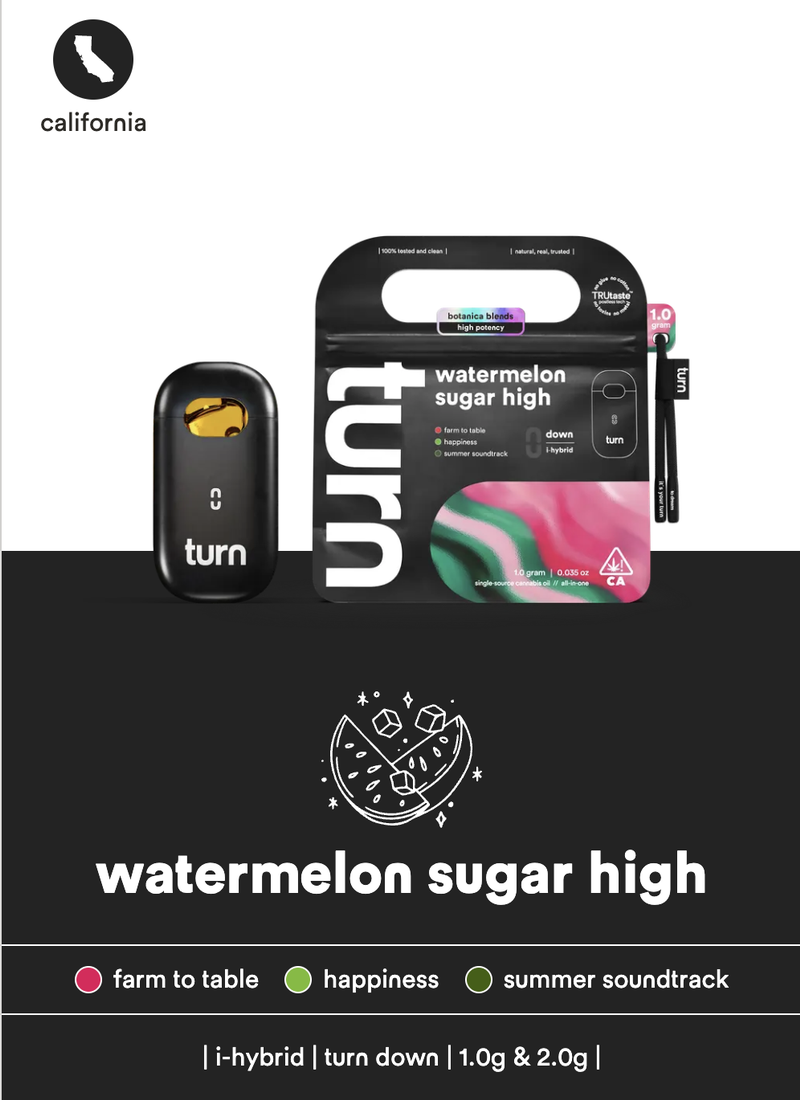 *genuine* turn 1g botanica blends dispossable thc vape