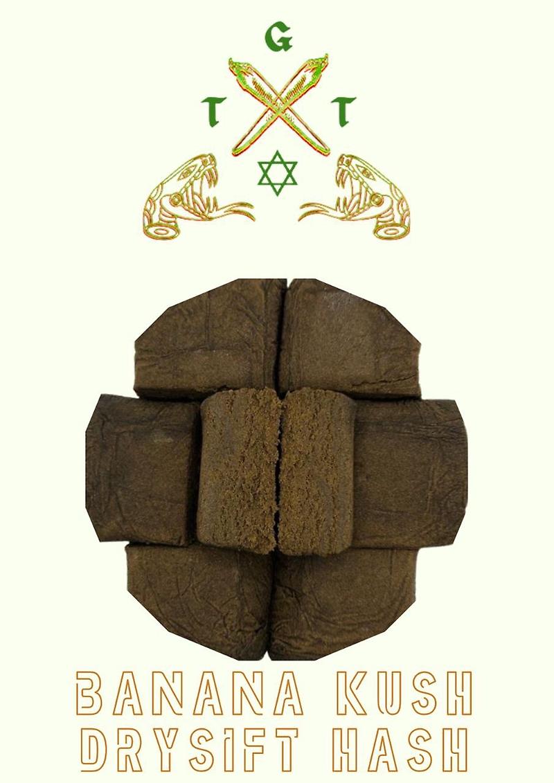 BANANA KUSH DRYSIFT HASH *FREE SHIPPING*