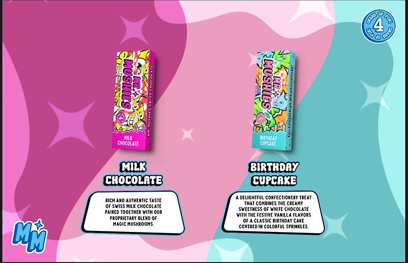 MrMushies Chocolate Bars