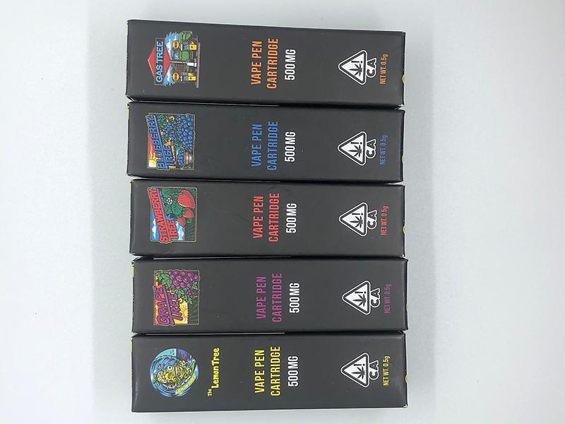 LemonTree Dispensary Vape Carts - 5 Flavours