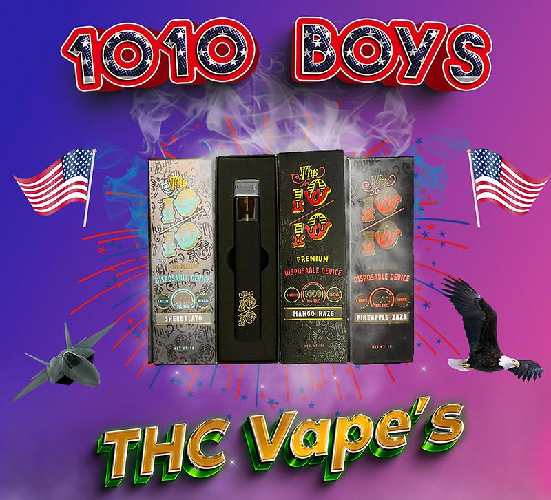 The 10/10 Boys 1000mg Premium THC Vape Pen
