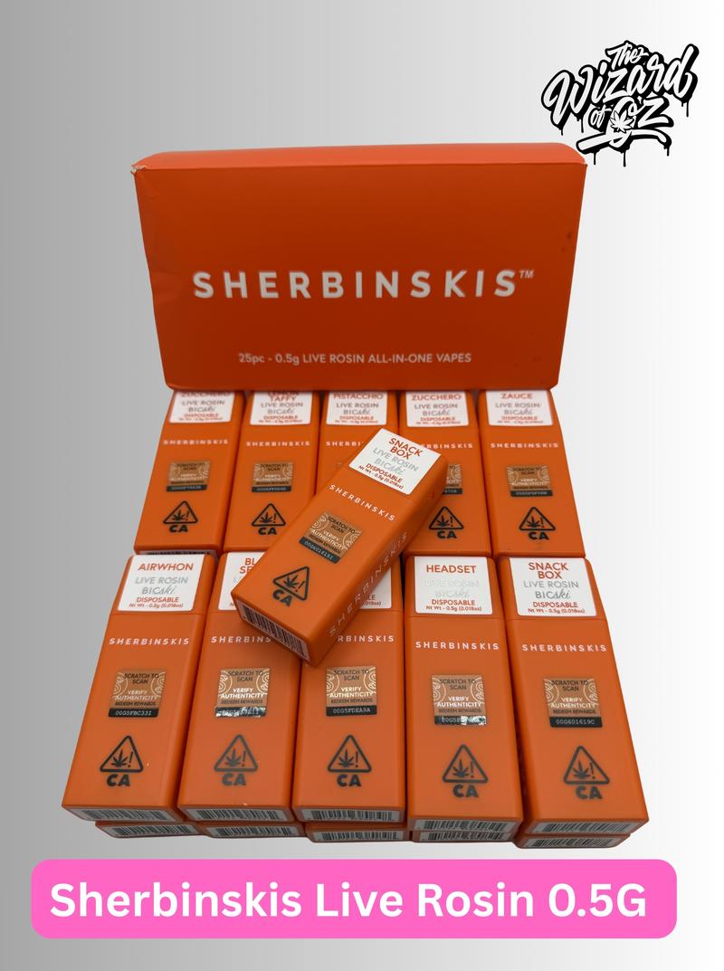 Sherbinskis Live Rosin Vape 0.5G