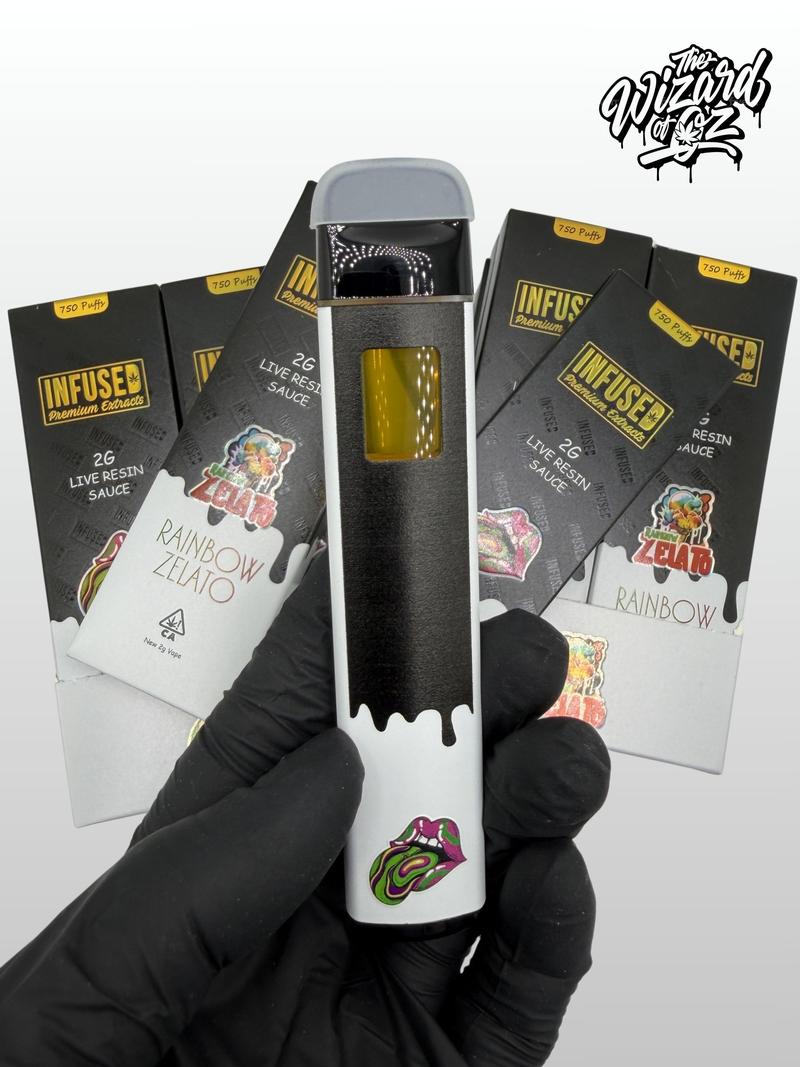 INFUSED Live Resin Vapes 2G