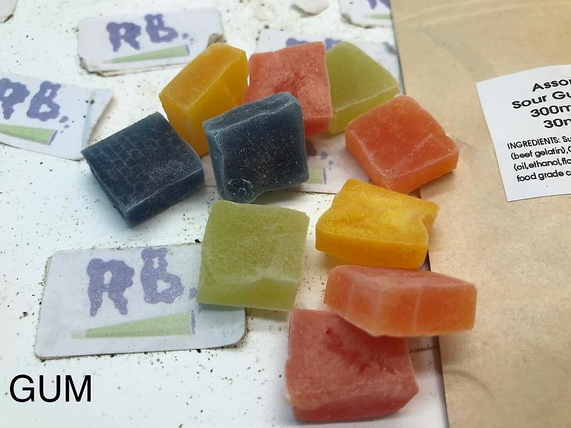 300MG GUMMY SQUARES STRONG GUMMYS