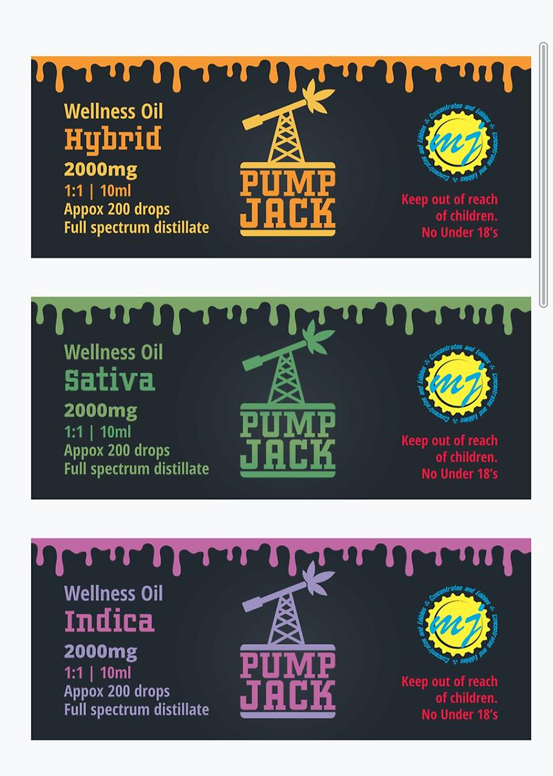 Pumpjack wellness oil: TCH & CBD