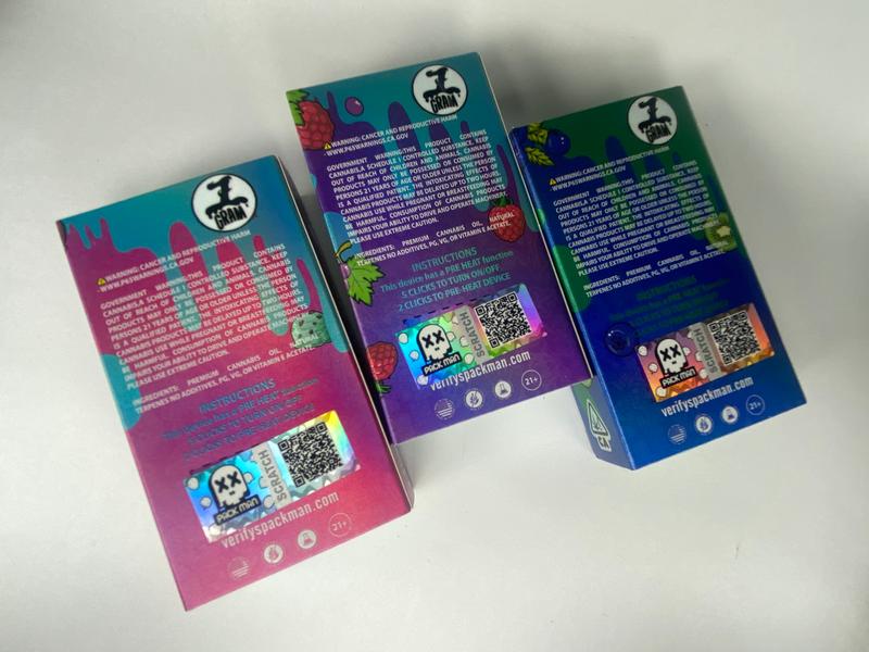 Packman D9 Live Resin Vapes