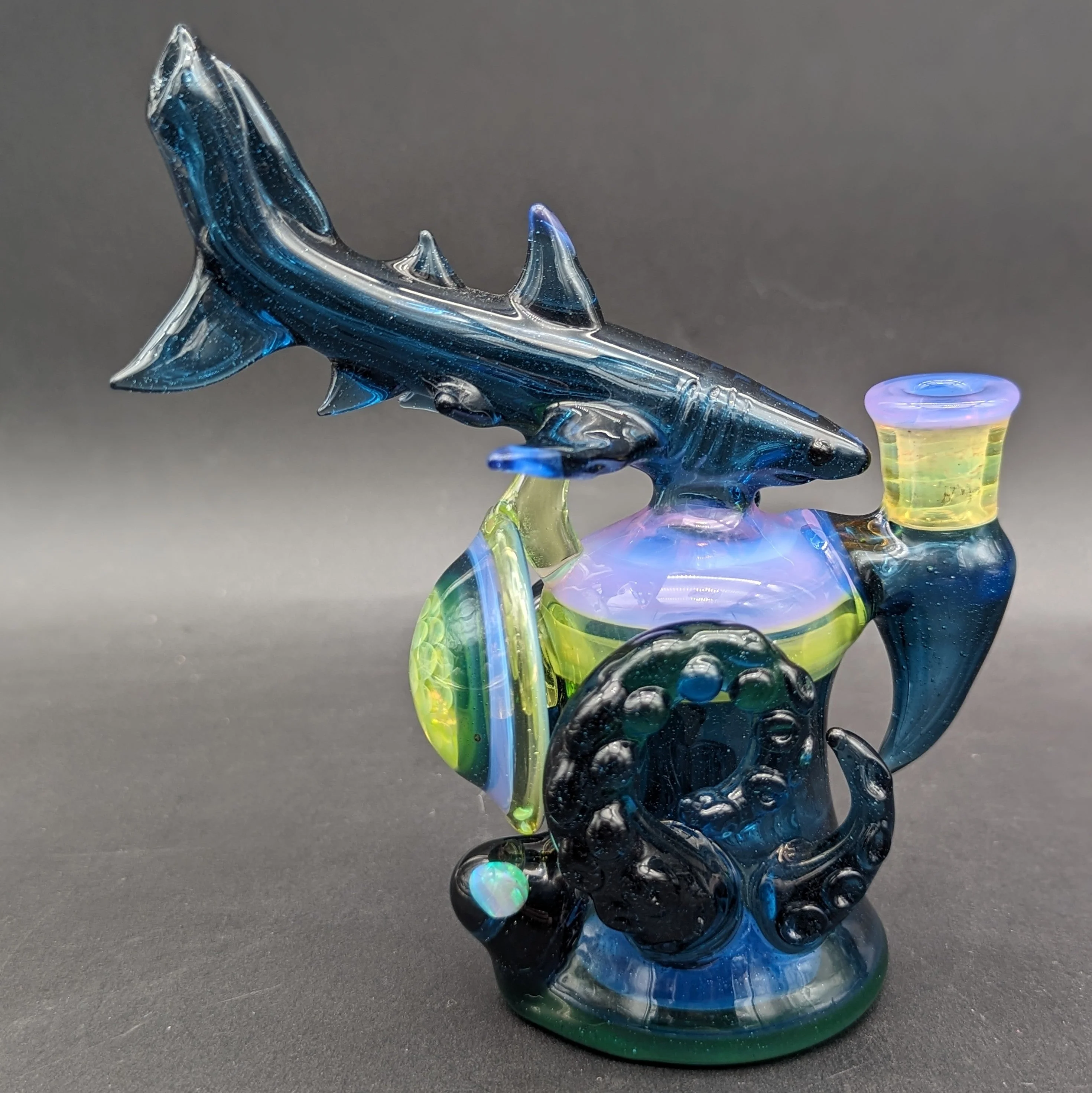 Mako Glass Shark Shredder Dab Rig 10mm
