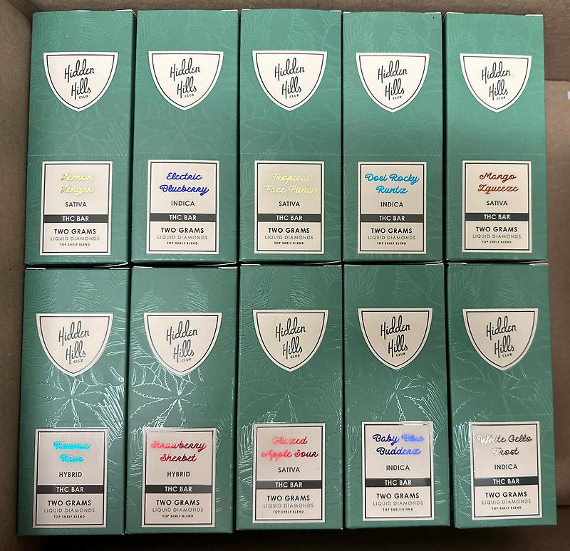 Premium THC Disposables Menu