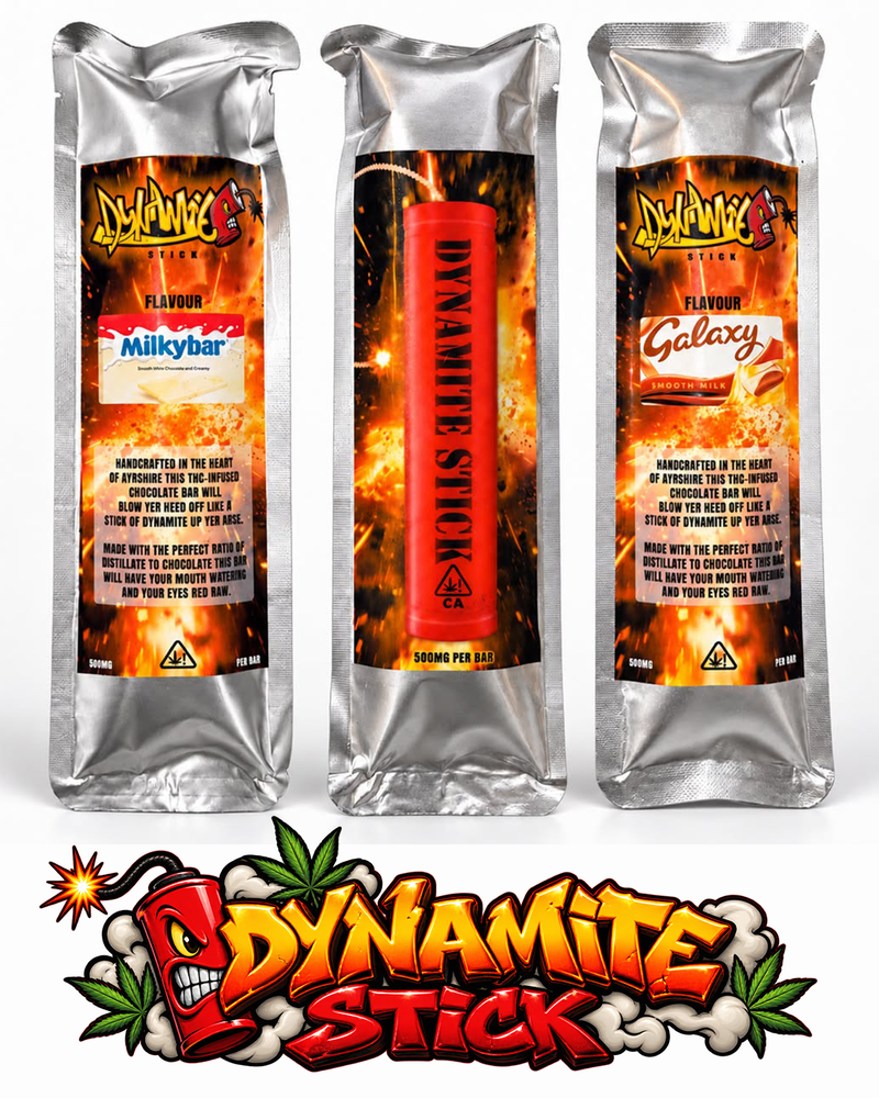 DYNAMITE STICKS - STRONG 500mg THC Chocolate Bars