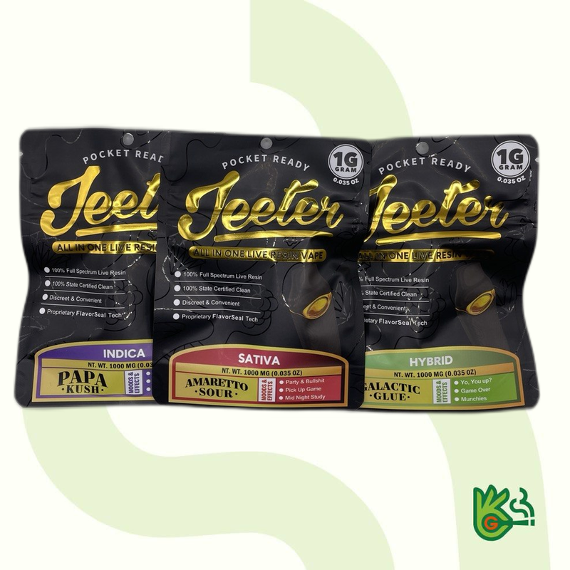 Jeeter-Style Live Resin Vape 1G Disposable
