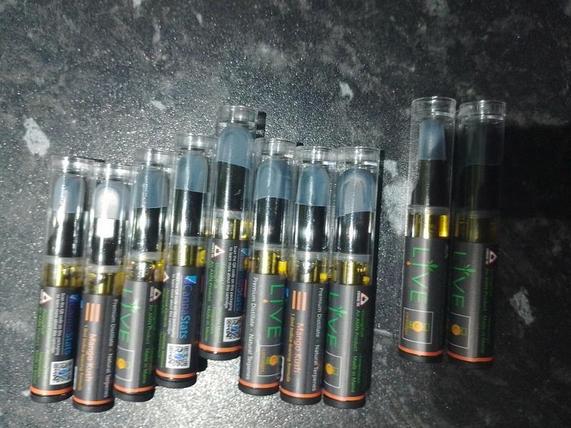 PREMIUM DISPENSARY FULL SPECTRUM VAPE CARTS (1000MG)