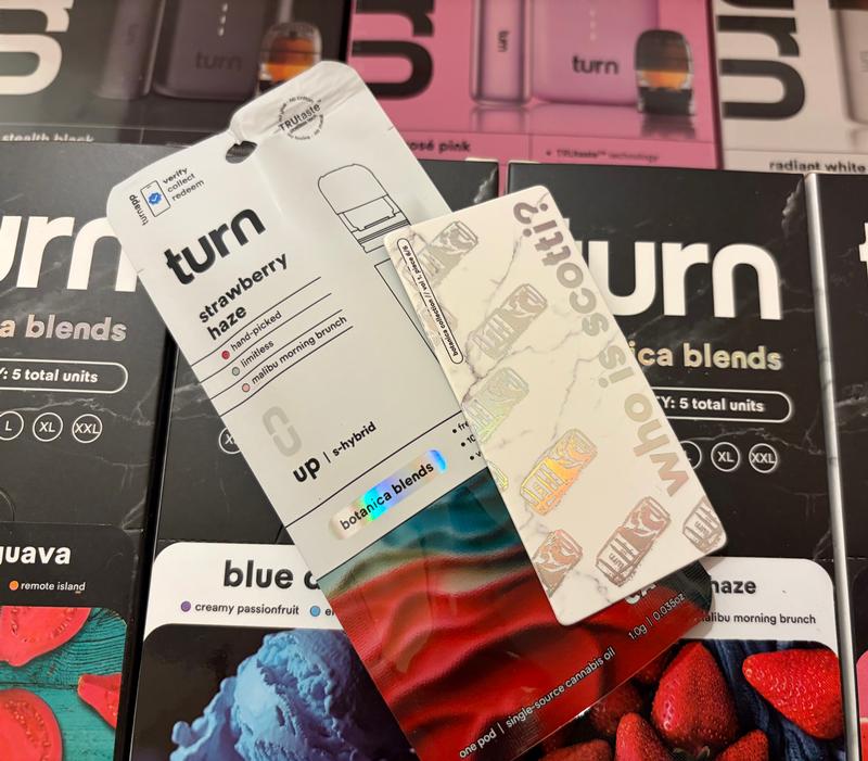 Premium THC Disposables Menu