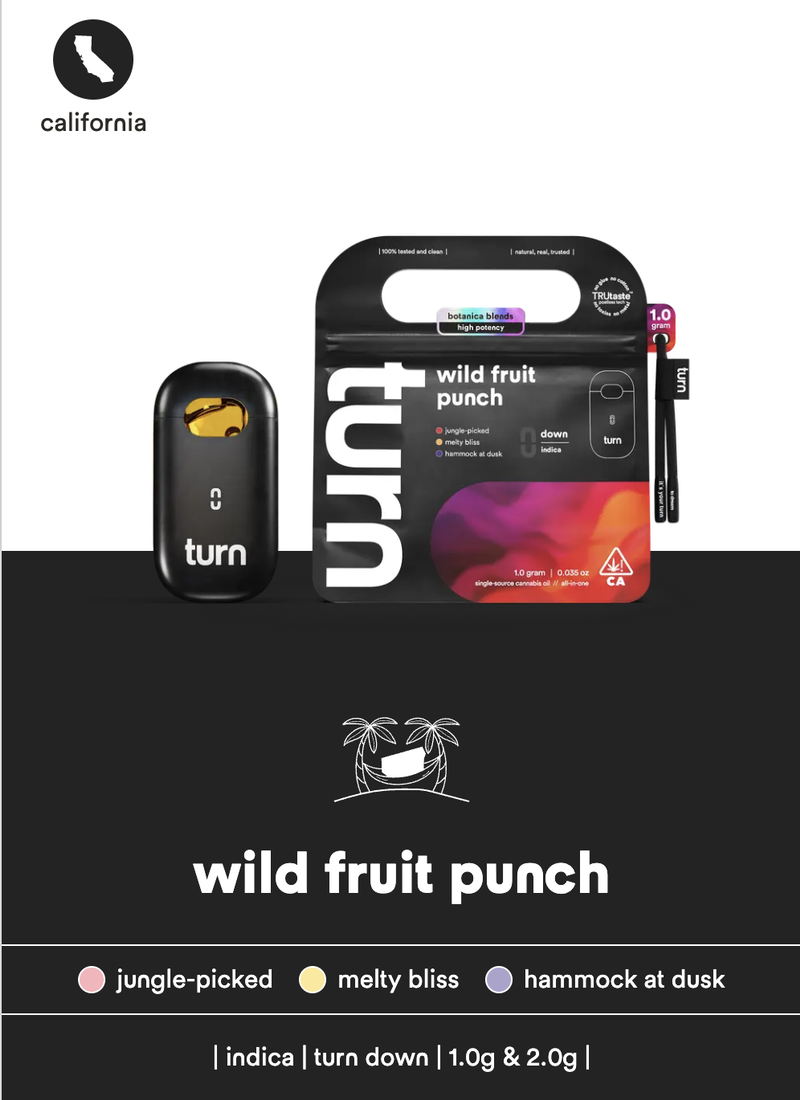 *genuine* turn 1g botanica blends dispossable thc vape