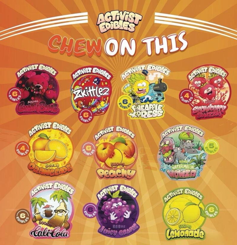 Activist Edibles 500mg