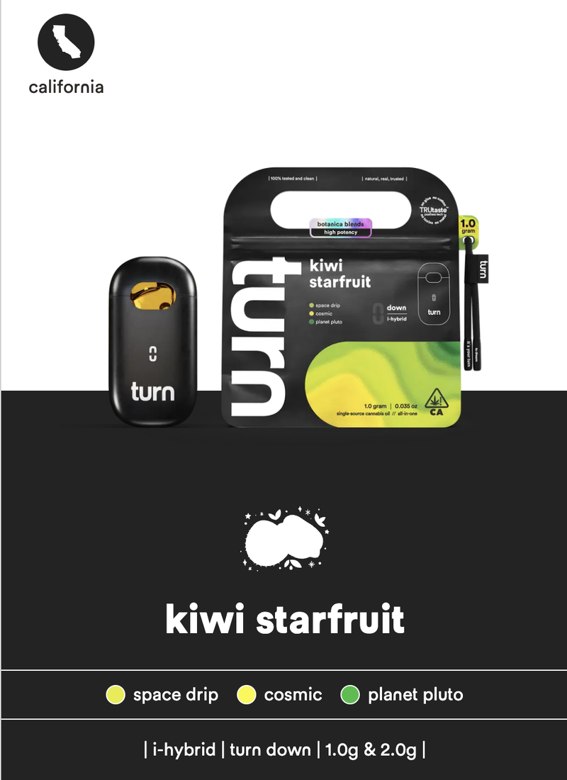 *genuine* turn 1g botanica blends dispossable thc vape