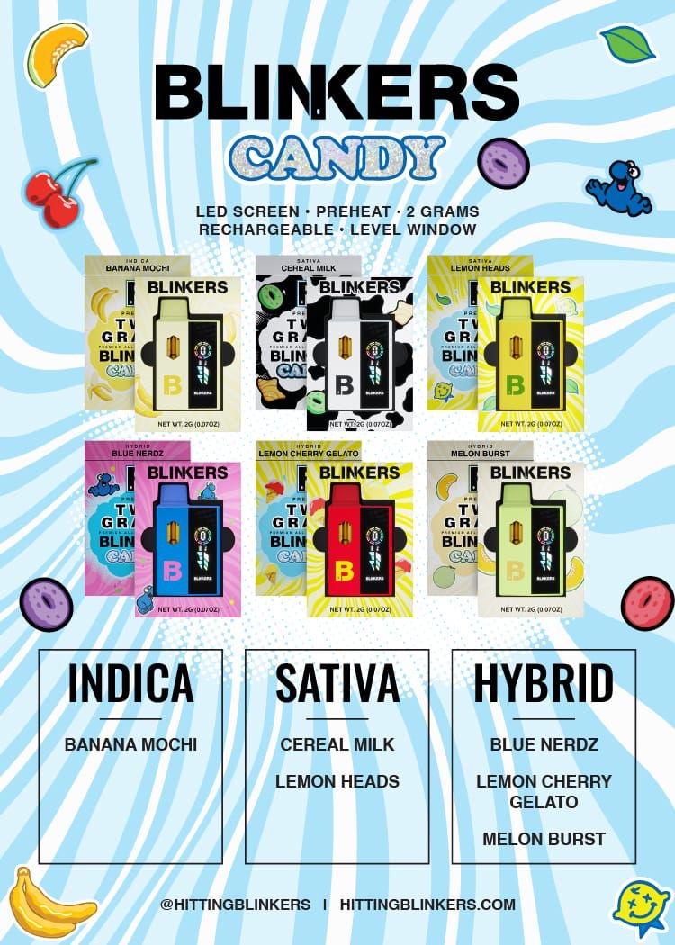 BLINKERS 2G THC VAPE ** FREE SHIPPING**