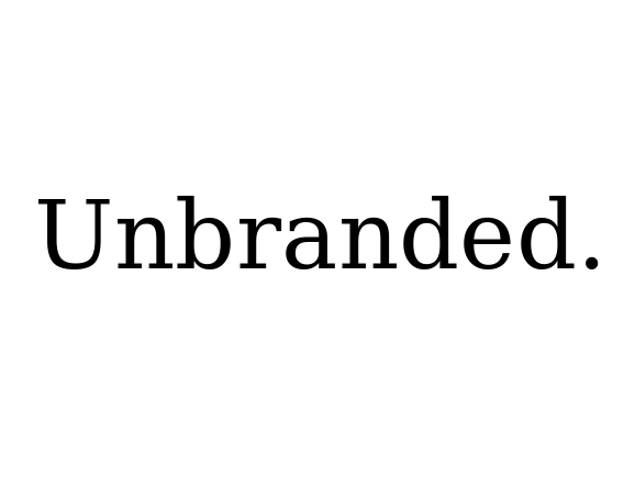unbranded.